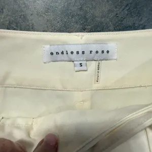 New! Endless Rose Ivory Pleated Dress‎ Pants Sz Small thumbnail 5