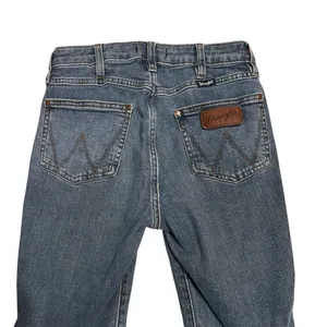 Wrangler Retro Trumpet Flare High Rise Blue Denim Jeans Size 26x30 Western thumbnail 6
