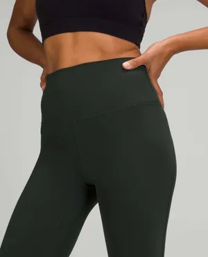 Lululemon Align Scalloped Hem High-Rise Crop 23" Rainforest Green 6 thumbnail 10
