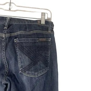 7 For All Mankind Y2k Women's Size 27 Flynt Lowrise Straight‎ Jeans thumbnail 7