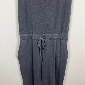 Sundry 2 Jumpsuit Womens Medium‎ Gray Jogger Sleeveless Drawstring Casual Lounge thumbnail 6