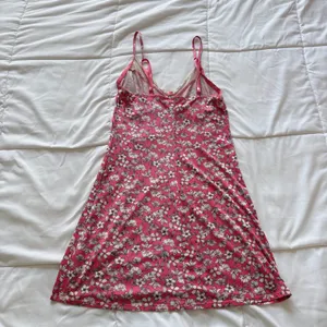 Marilyn Monroe Pink Floral Lace Trim Chemise Slip Nightgown Womens Small thumbnail 5