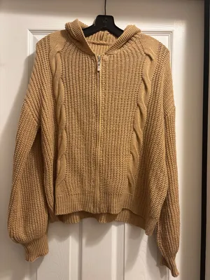 SHEIN Knit Sweater Zip-Up thumbnail 1