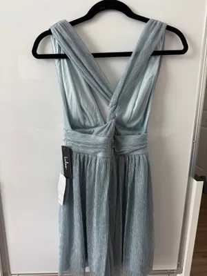 Lulus blue dress thumbnail 2