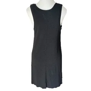 TNA Charcoal Gray Washed‎ Black Tank Top Sleeveless Trapeze Casual Summer thumbnail 3
