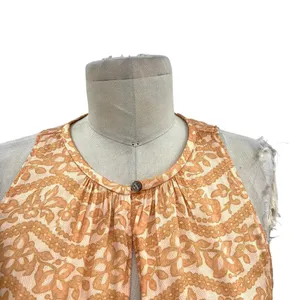 Current Air Los‎ Angeles The Wyland Dress Smocked Mini Orange Floral Size Small thumbnail 5