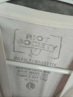 riot society White 'Political Party' Graphic Tee thumbnail 5
