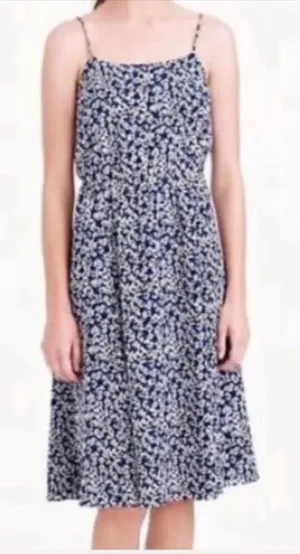 J.CREW BLUE FLORAL SUNDRESS thumbnail 1