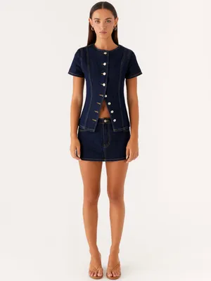 Peppermayo Denim Top thumbnail 5