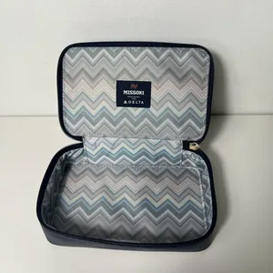 Missoni X Delta One First Class Amenity Travel Cosmetic Dopp Kit Bag Case thumbnail 12