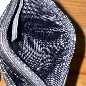 Brighton Black Leather Card Wallet Coin Purse Heart Shaped ID Window 3x4" thumbnail 6
