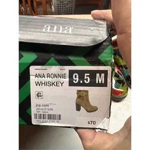 a.n.a Ronnie Faux Suede Boots Sz 9.5 Whiskey NIB thumbnail 12