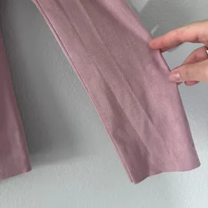 Mote Women's Jacket Size L-XL Soft Faux Suede Drape Pink Dusty‎ Long Sleeve thumbnail 10