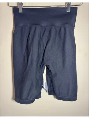 Gymshark Seamless Bike Shorts Size M Black thumbnail 4