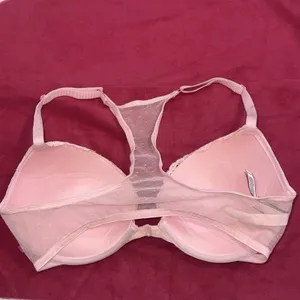Victoria's Secret Peach Front Close Lace Push Up Underwired Bra Women's Size 34D thumbnail 2