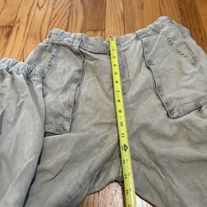 ALLSAINTS‎ Frieda Denim Trouser Cargo Pants in Green Size 12 thumbnail 9
