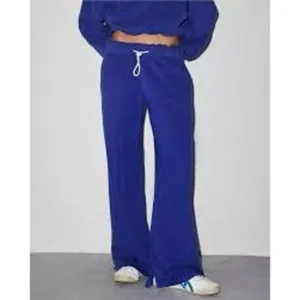Urban outfitters Purple Baggy Fold Over Purple Sweatpants Straight Leg XS thumbnail 2