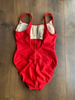 Miraclesuit Red Corset One Piece size 10 thumbnail 2