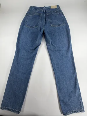 Everlane Curvy 90s Cheeky Straight Leg Jeans Organic‎ Cotton Blue Denim Size 27 thumbnail 2