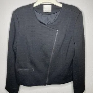 Mercer‎ & Madison Zip Blazer Black Size XL thumbnail 7