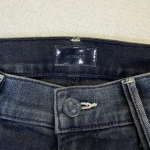 MOTHER Stunner Zip‎ Ankle Step Fray Jeans All I Want Faded Black Skinny Size 26 thumbnail 10