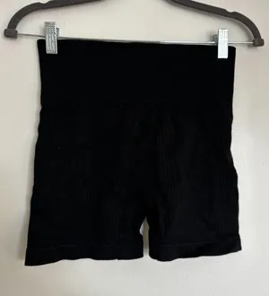 Target Colsie Black Ribbed Biker Shorts thumbnail 2