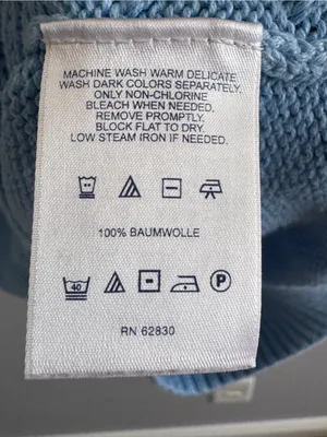 Lands’ End Drifter Cable Knit Cotton Sweater Blue‎ Medium M 10-12 thumbnail 4