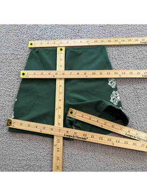 Darc Sport Wolves Womens Shorts 351 of 500 Back Scrunch Green Bodybuilding S Gym thumbnail 3