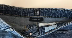Gap High Rise Denim Shorts thumbnail 3
