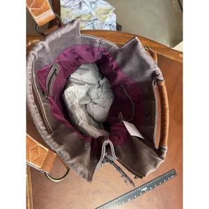Catchfly Studio Bag Women's Textured Trim Tote Bag thumbnail 8