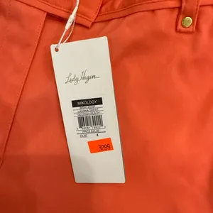 Lady Hagen Mixology Havana Shorts Georgia Peach Coral Size 4 NWT Golf Resort thumbnail 3