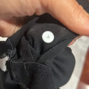 Lululemon black floral tank top thumbnail 5