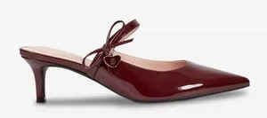 NEW Bandolino Women's Mayblis Heeled Mules Red Patent Heels Shoes 9.5‎ thumbnail 1