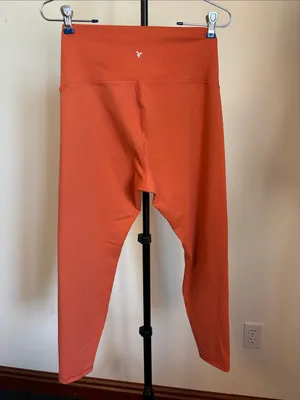 Old Navy Coral-Orange High Rise Leggings thumbnail 3