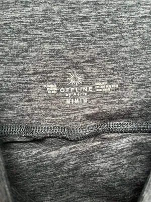 Offline by Aerie The Hugger High Rise Gray Soft Lounging Active Leggings Size M thumbnail 3