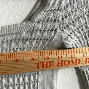 Free People Crochet Long‎ Sleeve Top Boho Bohemian Festival Off White Small thumbnail 6