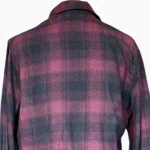 Aritzia Wilfred‎ Free Veronika Flannel Black Plaid Button Front Shirt Dress Sz S thumbnail 5