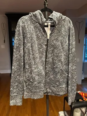 Lululemon Scuba Full-Zip Hoodie Polar Shift print women's 18 thumbnail 1