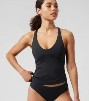 New Athleta S Triangle Tankini Cup D-DD Small Black #531208002 thumbnail 1