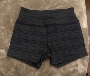 Beyond yoga spacedye dark grey yoga booty shorts thumbnail 1
