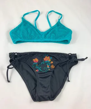 Roxy SM & Raisins 2 pc swimsuit bikini thumbnail 1