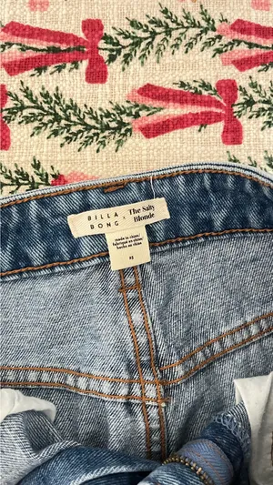 Billabong x The Salty Blonde denim shorts thumbnail 4