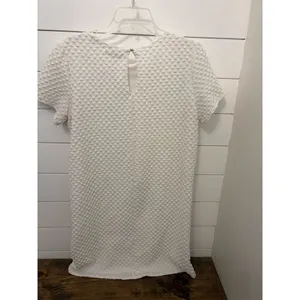 Lida‎ Kate Women's White Shift Dress Size S Knee Length Casual thumbnail 4