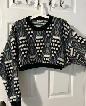 Benetton Cropped Sweater Multiple thumbnail 2