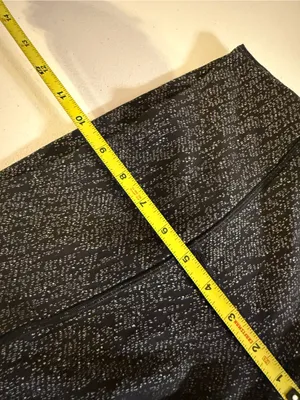 lululemon wunder under fleece heather gray leggings size 6 thumbnail 4