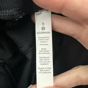 Lululemon Dance Studio Crop II‎ Pants Unlined 25" Black Athletic Women's 6 thumbnail 5