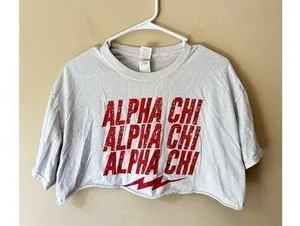 alpha chi tee White Size L thumbnail 1