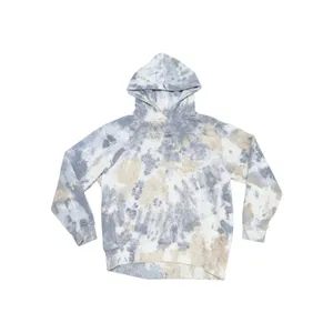 Nike Seasonal Classics Pack Tie Dye Hoodie Embroidered Gray Womens Small Workout thumbnail 2