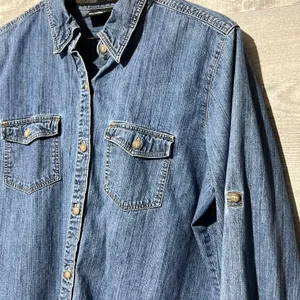 VINTAGE Button Down Shirt Jacket XL thumbnail 5