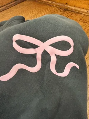 EDIKTED Bonney Bow Detail Hoodie Sweatshirt Size L thumbnail 7